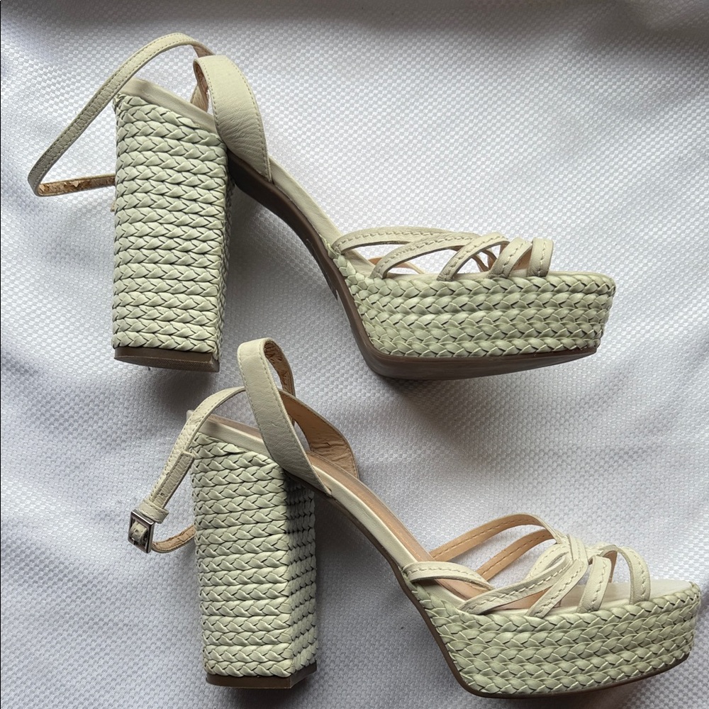 SCHUTZ - Hortencia Pearl Strappy Heels for Women - Size 10